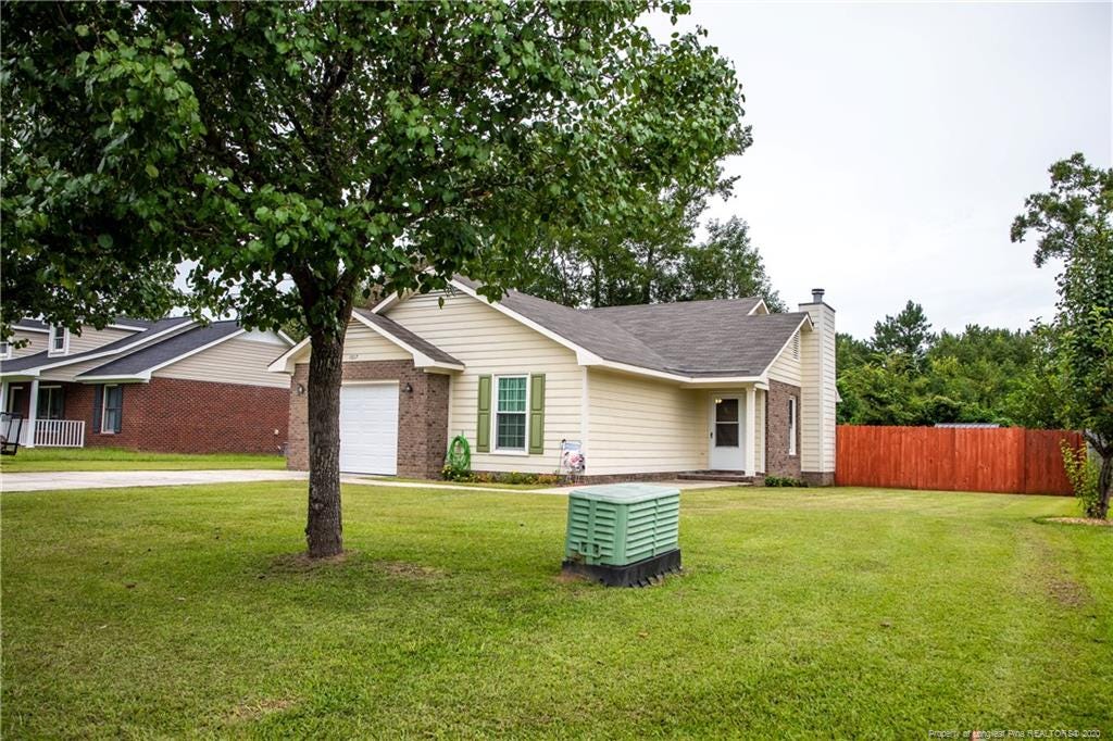 Sold 1017 Locks Creek Road, Fayetteville, NC 28312 3 Beds / 2 Full